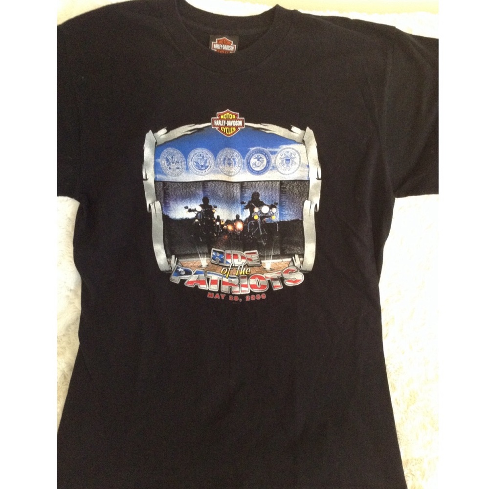 2006 Ride of the Patriot Harley shirt